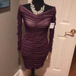 Charlotte Russe dress in wine color